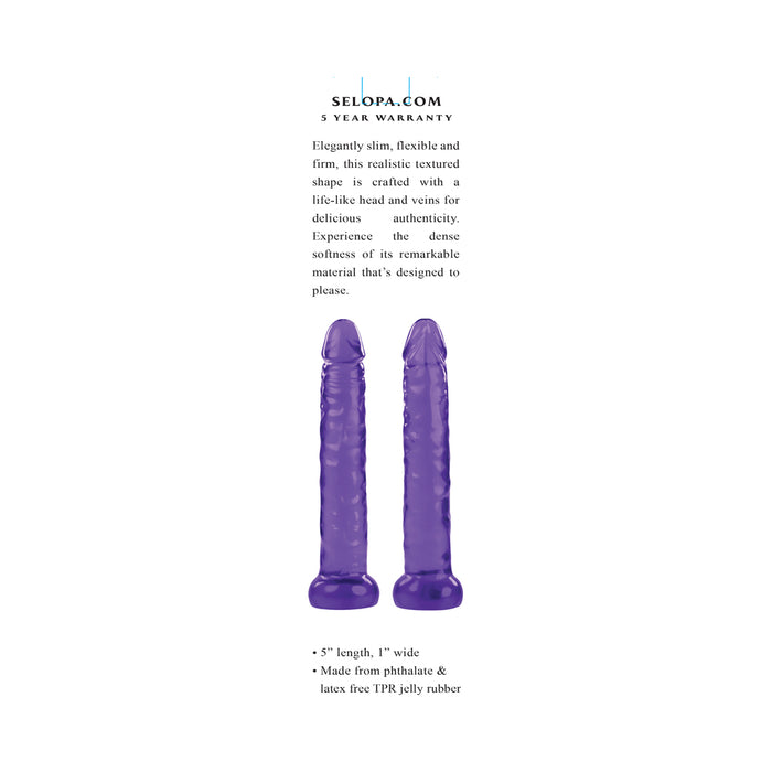 Selopa Slimplicity 6 in. Jelly Dong Purple