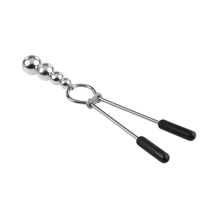 Selopa Beaded Nipple Clamps Stainless Steel Silver