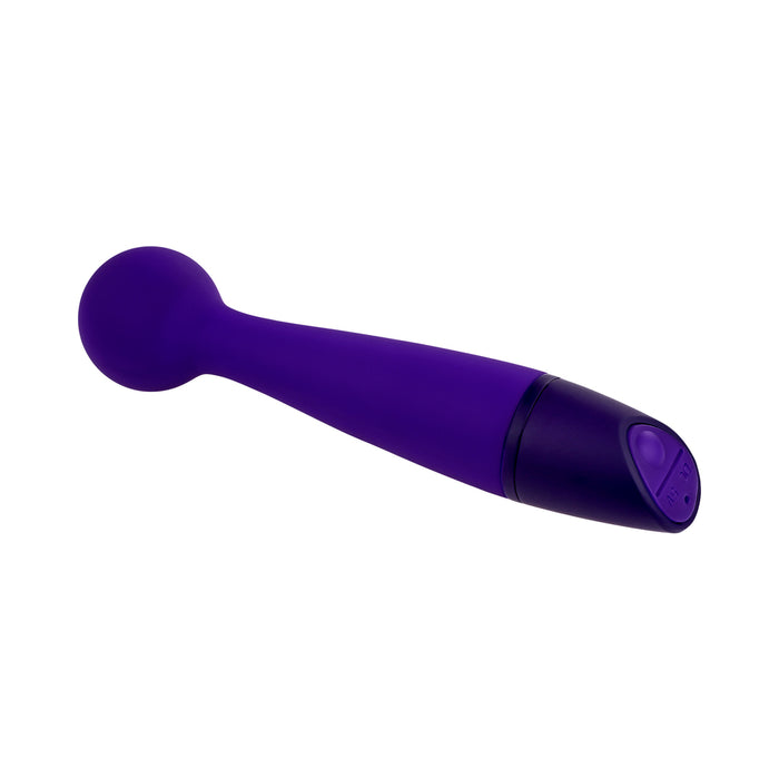 Selopa Gumball Rechargeable Slim Wand Silicone Purple