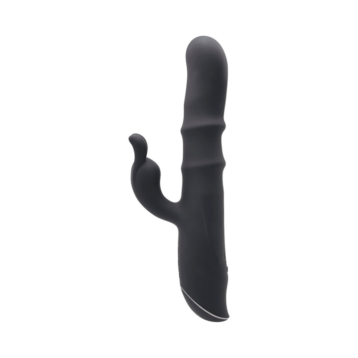 Evolved Ringmaster Rechargeable Dual Stim Vibe Silicone Black