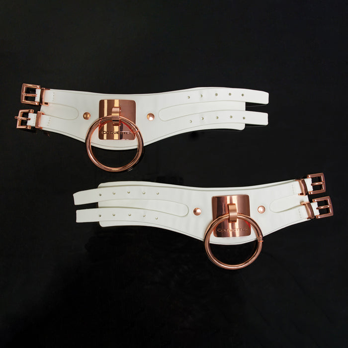 Coquette Pleasure Collection Cuffs White