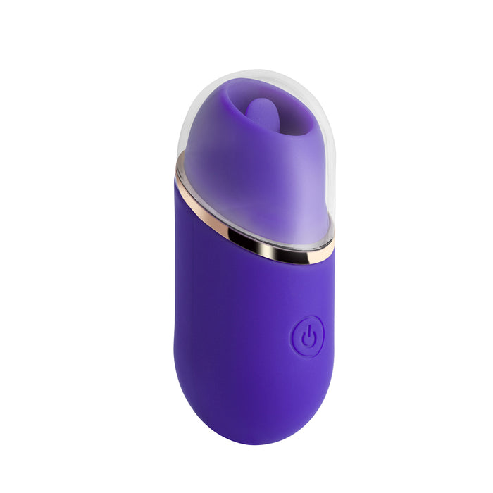 Honey Play Box Abby Mini Clit Tongue Licking Vibrator Purple
