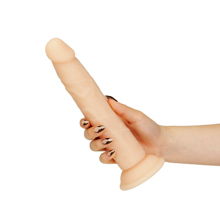 Naked Addiction Vanilla 9 in. Bendable Dual Density Silicone Dildo