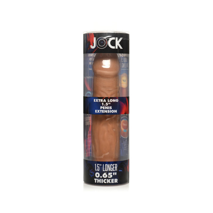 Jock Extra Long Penis Extension Sleeve 1.5 in. Medium