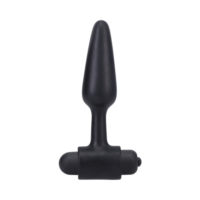 In A Bag Vibrating Butt Plug 4 in. Black