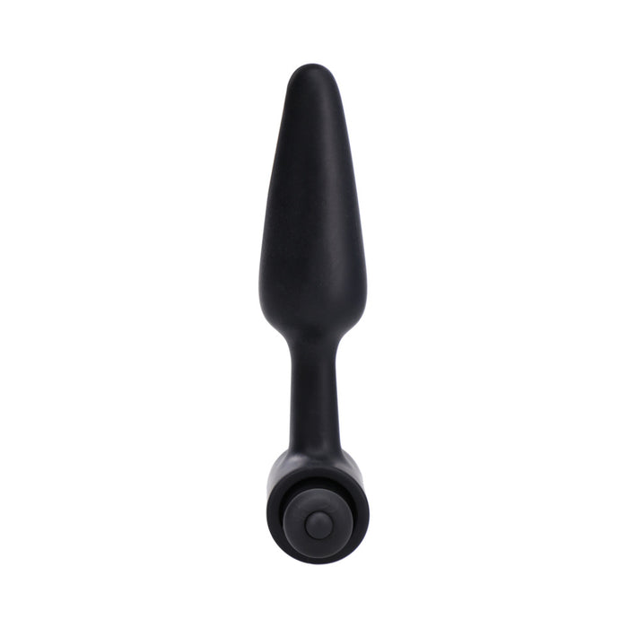 In A Bag Vibrating Butt Plug 4 in. Black
