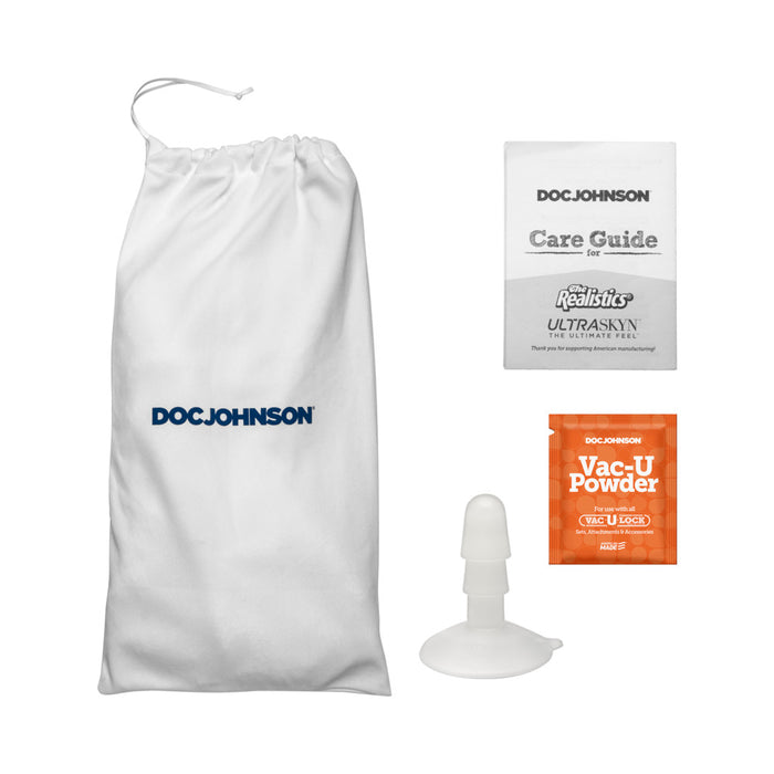 Vac-U-Lock 8-Inch Ultraskyn Cock - Caramel main image 0