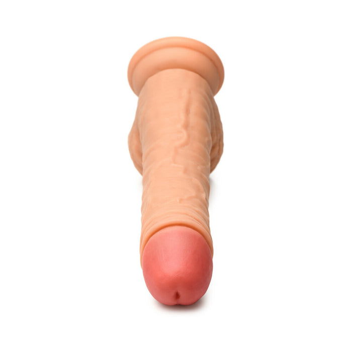 Thinz Uncut 6.4 in. Dildo with Balls Light