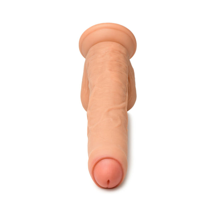 Thinz Uncut 7.3 in. Dildo with Balls Light