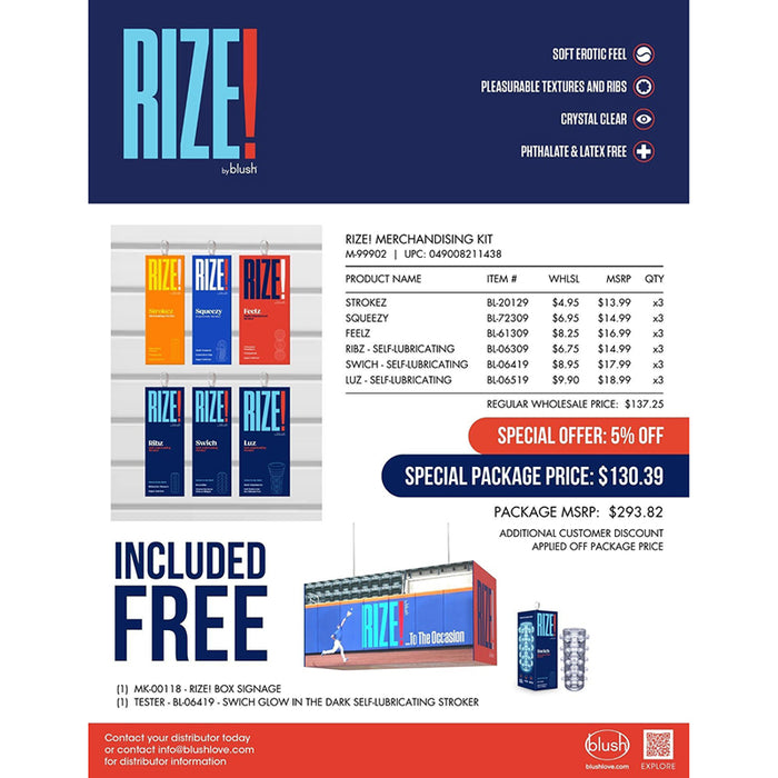 RIZE! Merchandising Kit