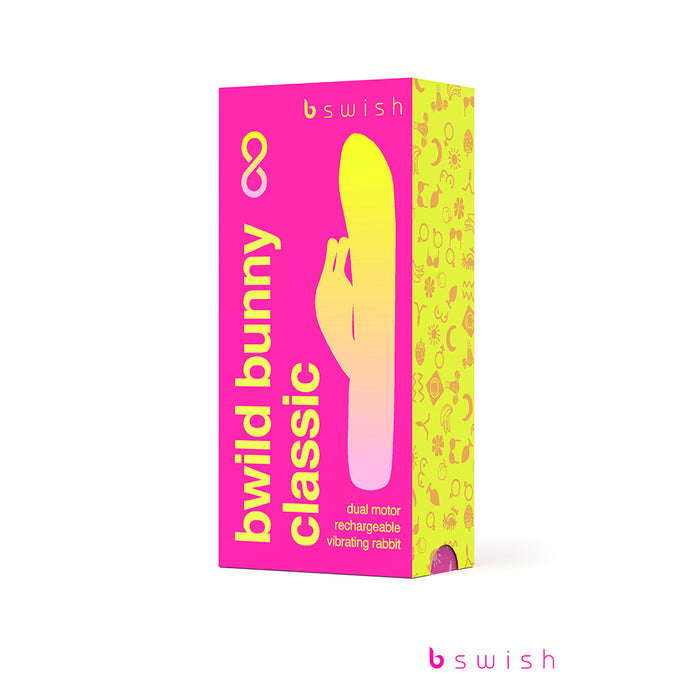 B Swish Bwild Bunny Infinite Classic Vibrator Sunset Pink