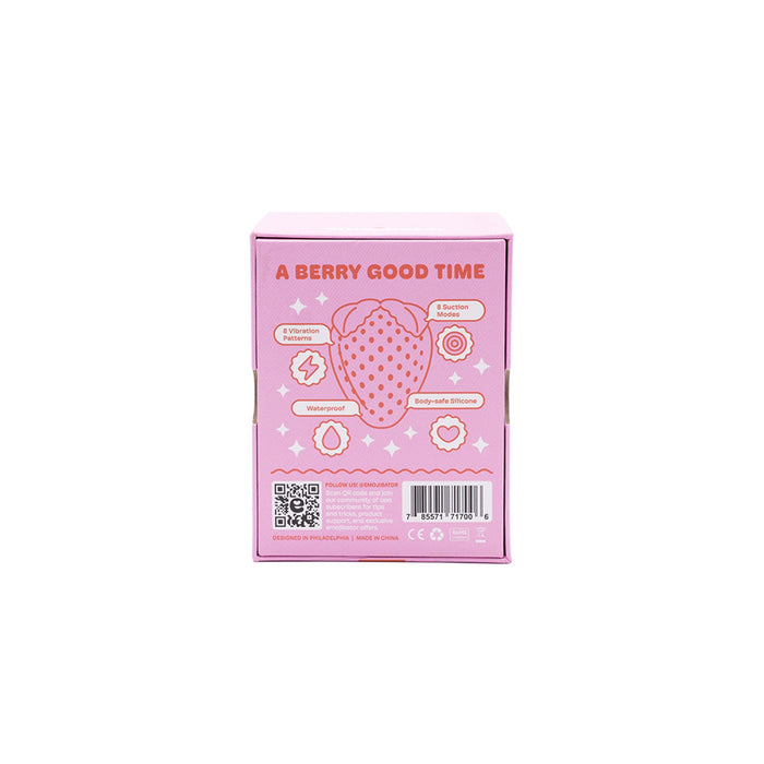 Emojibator Strawberry Emoji Vibrator